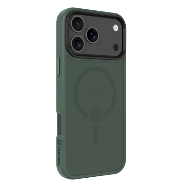 Обложка книги «Tactical MagForce Hyperstealth Cover Защитный чехол для iPhone 17 Pro Max / лесной зелёный»