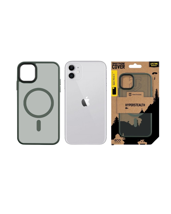 Дополнительное изображение книги «Tactical MagForce Hyperstealth Cover Защитный чехол для iPhone 11 / лесной зелёный»