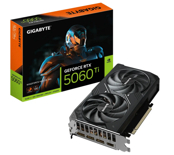 Gigabyte GeForce RTX 5060 Ti WindforceMAX OC Видеокартa 16GB