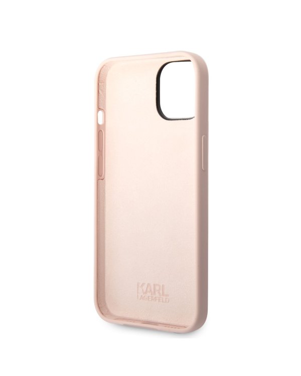 Karl Lagerfeld Liquid Silicone Choupette NFT Защитный чехол для iPhone 14 Plus / розовый