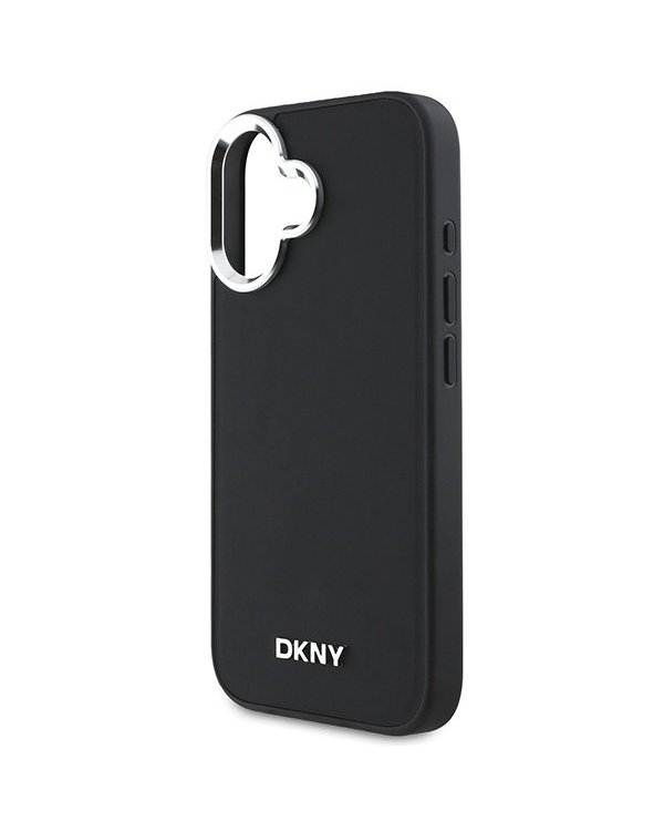 DKNY Plain Silver Logo MagSafe Защитный Чехол для Apple iPhone 16