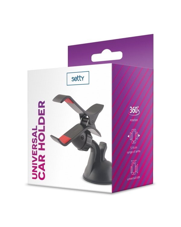 Setty Froggy Универсальный держатель с ротацией на стекло