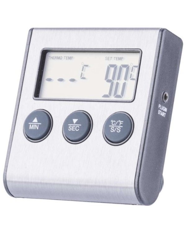 EMOS E2157 Цифровой пищевой термометр с таймером и зондом