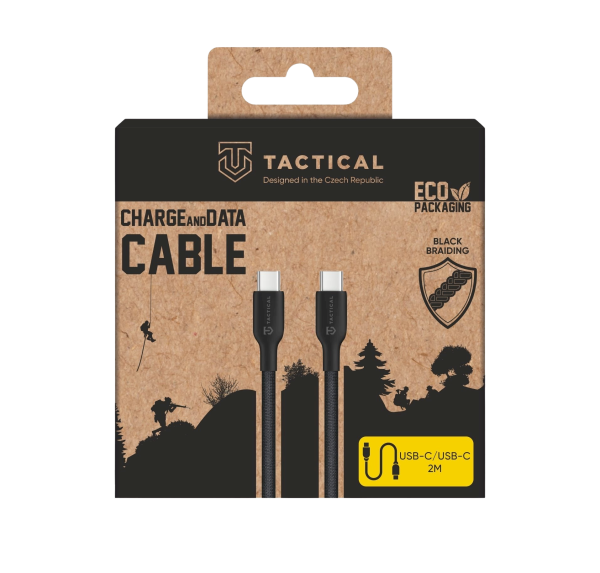 Tactical Stitch Thread USB-C/USB-C Кабель 2m / чёрный