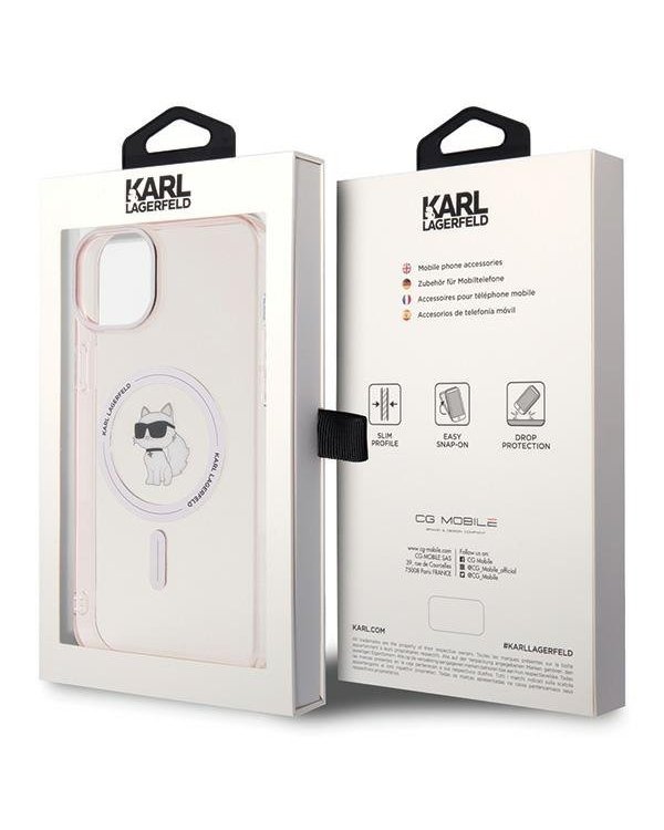 Karl Lagerfeld KLHMP15MHFCCNOP Чехол для Apple iPhone 15 Plus / 14 Plus