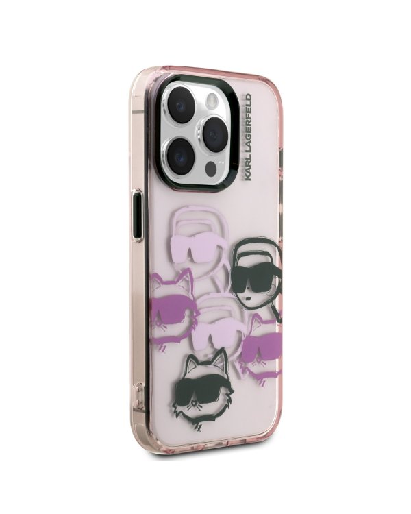 Karl Lagerfeld IML Multi K&CH Heads Case Чехол для Apple iPhone 15 Pro Max