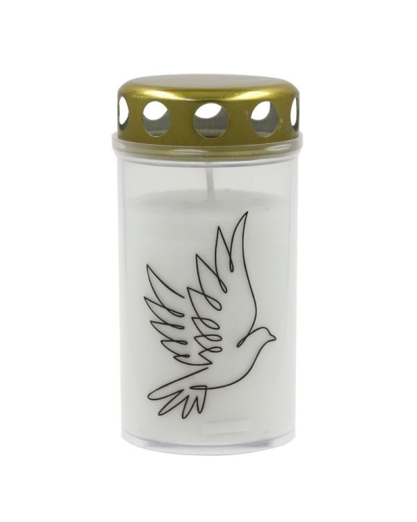 Candela Свеча могильная с колпачком 5,6x11,5см время горения 40h