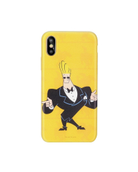 Cartoon Network Johnny Bravo Силиконовый чехол для Apple iPhone XS Max Smoking