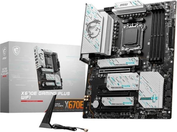 Обложка книги «MSI X670E GAMING PLUS WIFI Материнская плата»