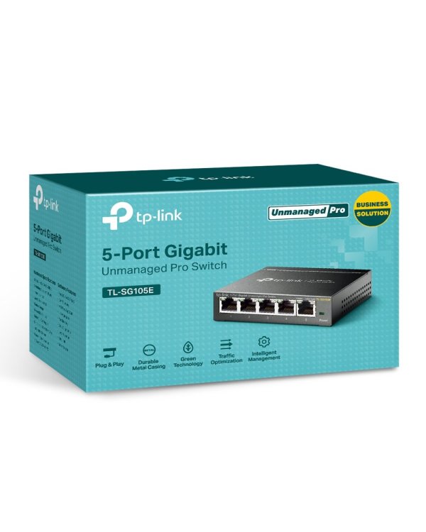 Дополнительное изображение книги «TP-Link TL-SG105E 1Gbit Сетевой коммутатор 5port / 1000Mb/s»