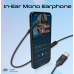 Promate MonoPod Ergonomic Mono MFI Certified In-Ear Проводные наушники Lightning / 1.3m Promate MonoPod Ergonomic Mono MFI Certified In-Ear Проводные наушники Lightning / 1.3m