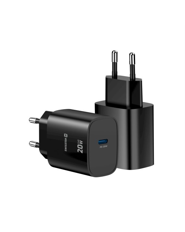 Дополнительное изображение книги «Swissten Edge Сетевое зарядное устройство USB-C GaN 20W»