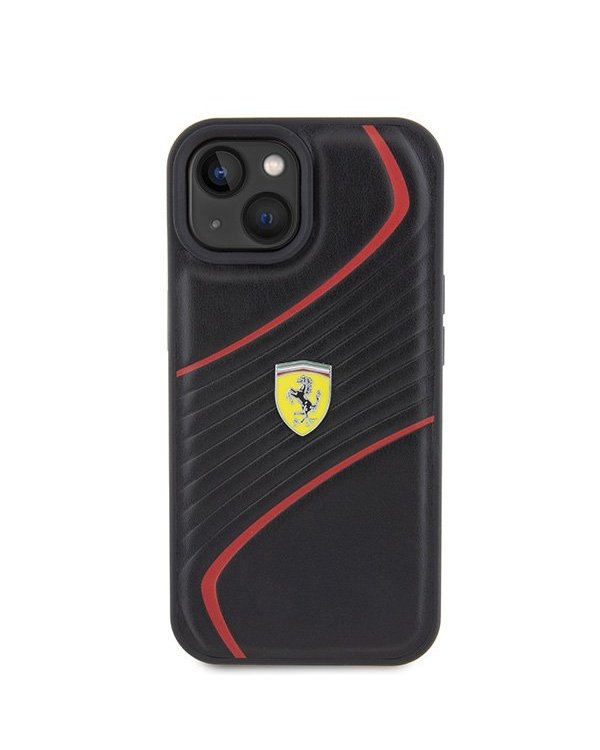 vFerrari Twist Metal Logo Back Case Защитный Чехол для Apple iPhone 15