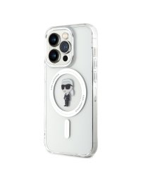 Karl Lagerfeld IML Ikonik MagSafe Case Защитный чехол для iPhone 15 Pro / прозрачный