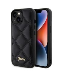 Guess Quilted Metal Logo Case Защитный Чехол для Apple iPhone 15