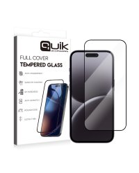 Quik Accessories Full Cover Tempered Glass Защитное Стекло для Apple iPhone 16 Pro Max