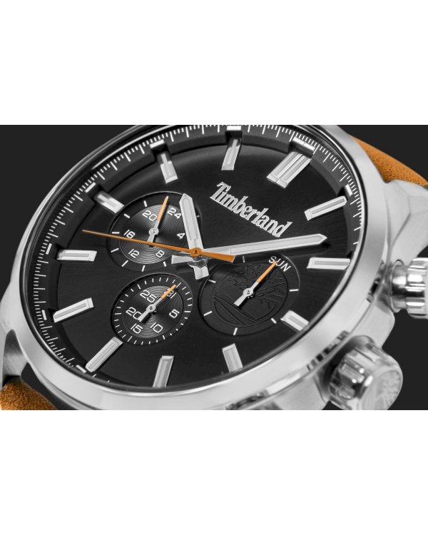 Дополнительное изображение книги «Timberland Northbridge Мужские Часы Black Brown Leather 45mm»