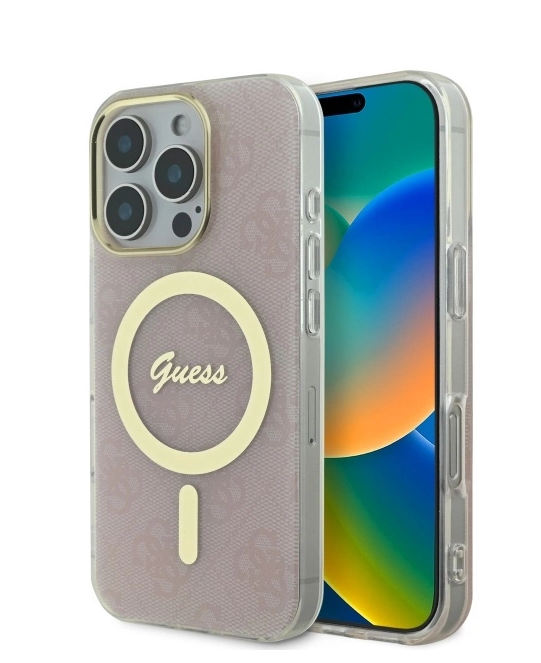 Guess IML 4G MagSafe Защитный Чехол для Apple iPhone 16 Pro Max