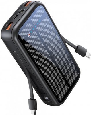 Обложка книги «PROMATE SolarTank-20PDCi EcoLight™ Solar Переносная зарядная батарея 20000 mAh / QC3.0 / PD20W / Lightning / microUSB»
