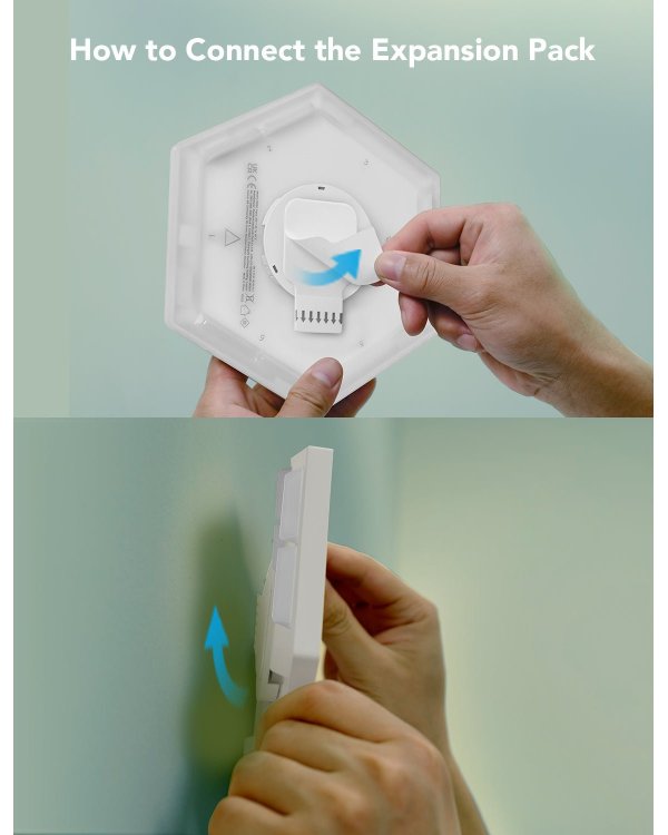 Govee B6066 Hexa Pro RGBIC LED Smart Panel Bluetooth / Wi-Fi / 10pcs