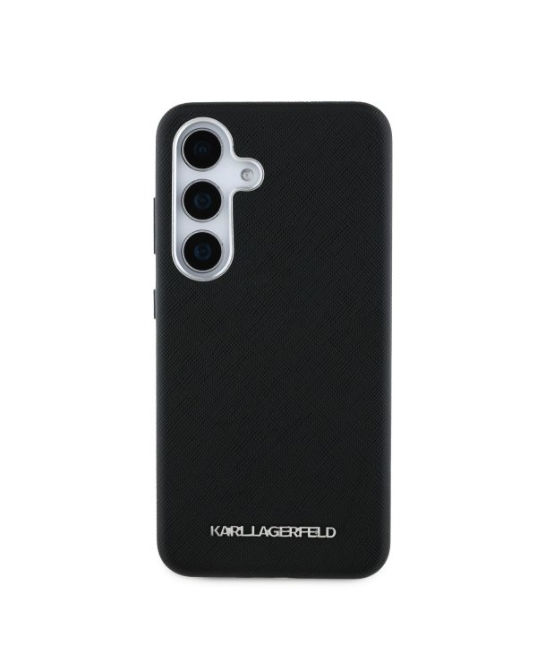 Karl Lagerfeld PU Saffiano Metal Logo and Frame Case Чехол для Samsung Galaxy S25 Plus