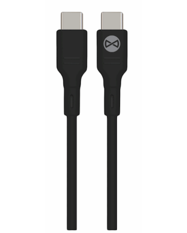Forever CC-06 USB-C / USB Автомобильное Зарядное Устройство + USB-C - USB-C Кабель