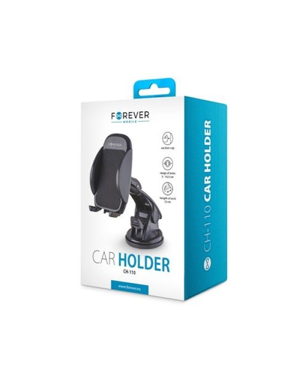 Forever CH-110 Универсальный Авто держатель 12cm Автостекло / Панель Механизм (6-9cm)
