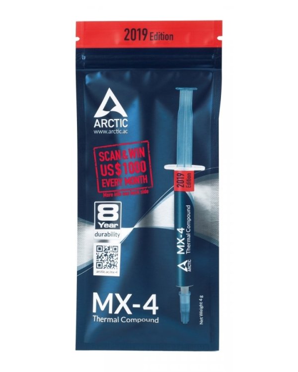 Дополнительное изображение книги «Arctic Thermal MX-4 Термопаста 4g»