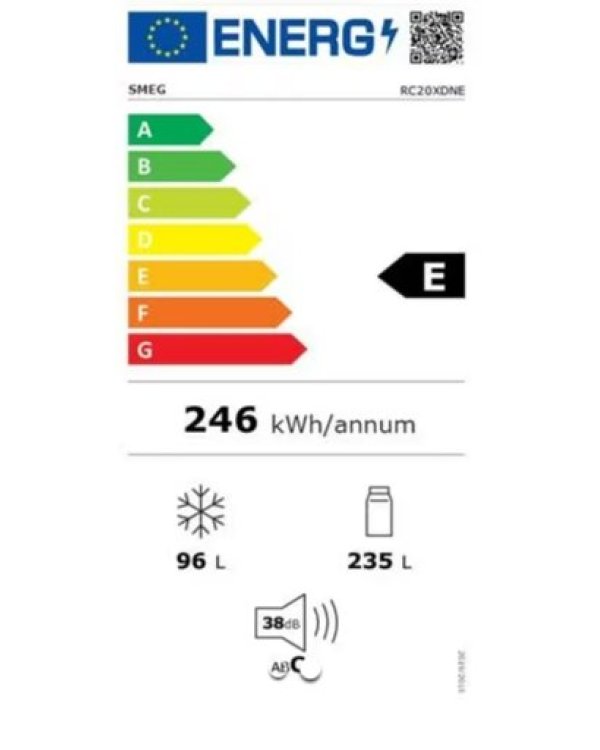 Smeg RC20XDNE Холодильник с морозильником 200cm
