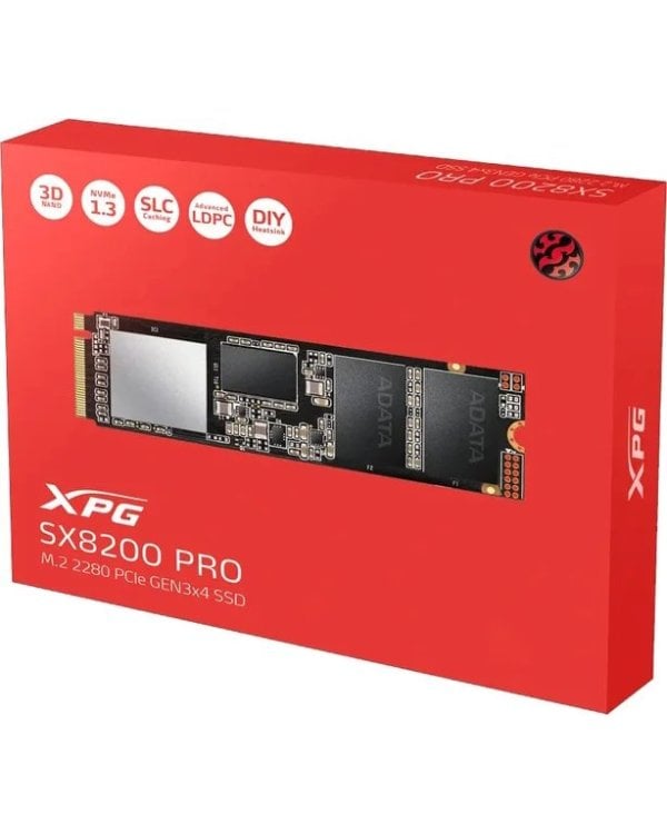 Adata XPG SX8200 PRO SSD 512GB PCIe Gen3x4 M.2 2280