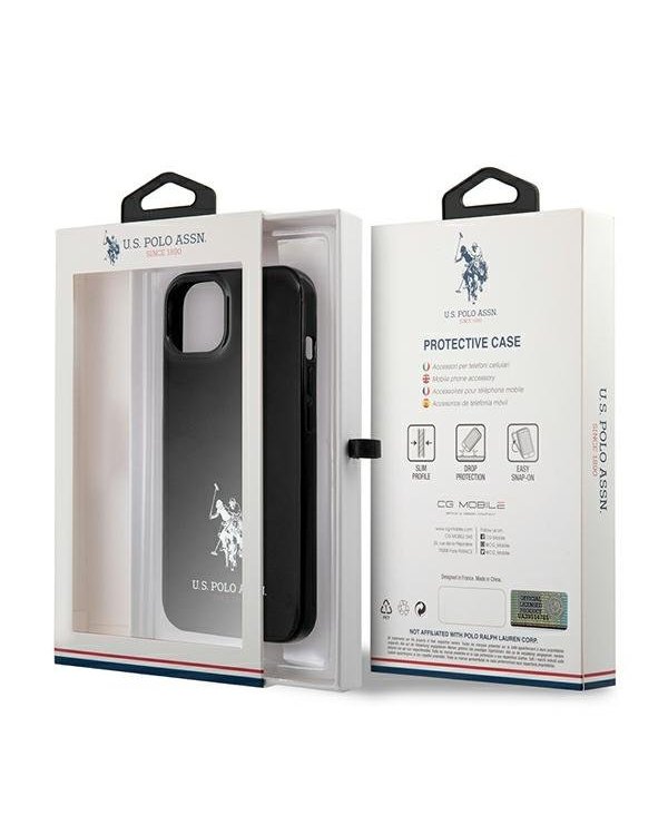 US Polo USHCP13LUMHK Back Case Чехол для телефона Apple iPhone 13 Черный