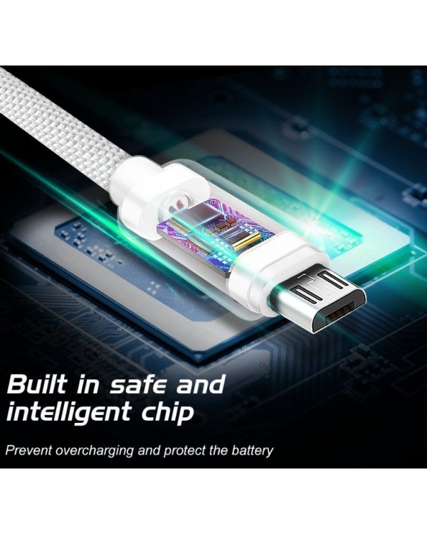 Swissten Textile Универсальный Micro USB Кабель данных 1.2m