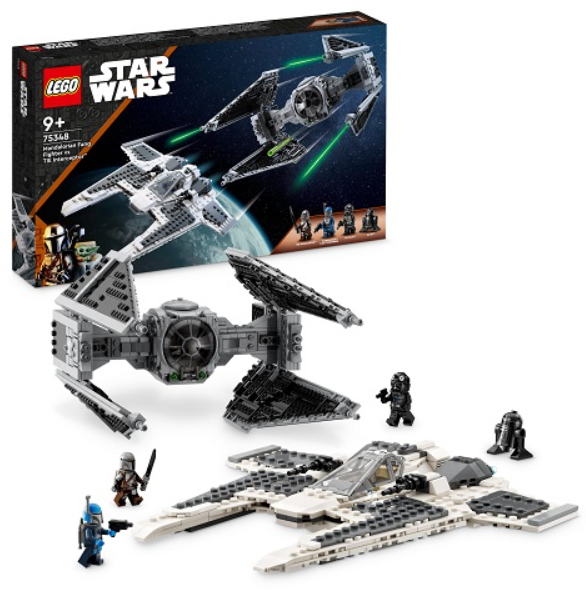 LEGO 75348 Mandalorian Fang Fighter VS TIE Interceptor Конструктор