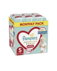 Pampers Premium Care Pants Подгузники-Трусики Размер 5 (11–17кг) 102шт
