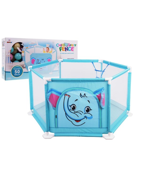 RoGer Elephant Детский Игровой Манеж С Мячиками 50шт