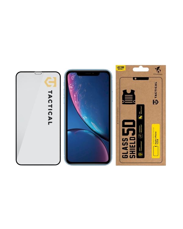 Tactical Glass Shield 5D Защитное стекло для Apple iPhone 11/XR / чёрный