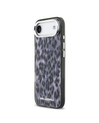 Karl Lagerfeld IML Leopard MagSafe Case Защитный чехол для iPhone Air / серый