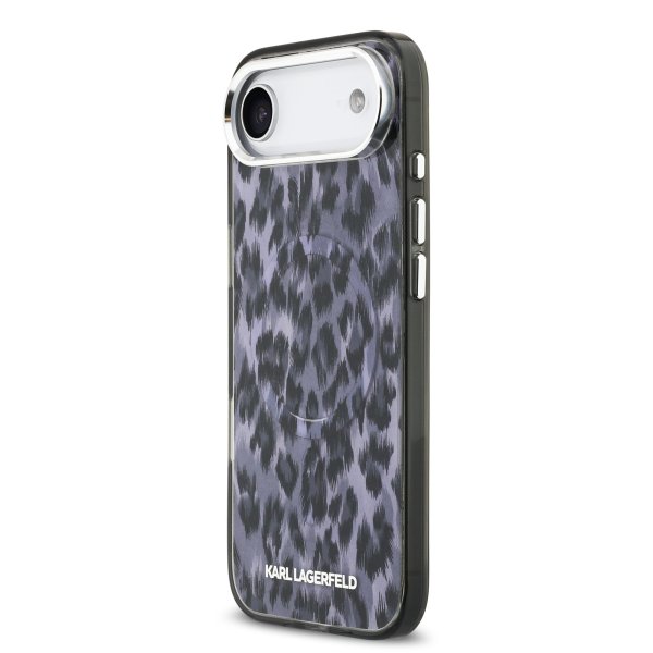 Karl Lagerfeld IML Leopard MagSafe Case Защитный чехол для iPhone Air / серый