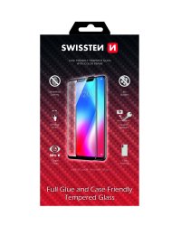 Swissten Full Face Tempered Glass Защитное стекло для экрана Apple iPhone 7 / 8 черный