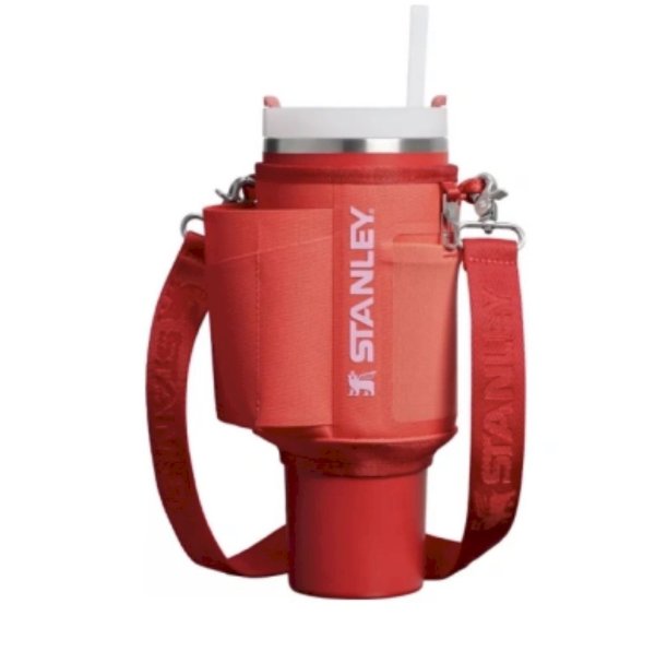 Stanley The All‑Day Quencher Carry‑All Чехол для термокружки с трубочкой 1.18L Coral Red‑Orange