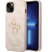 Guess PU Leather 4G Metal Logo Case Защитный Чехол для Apple iPhone 15 Plus