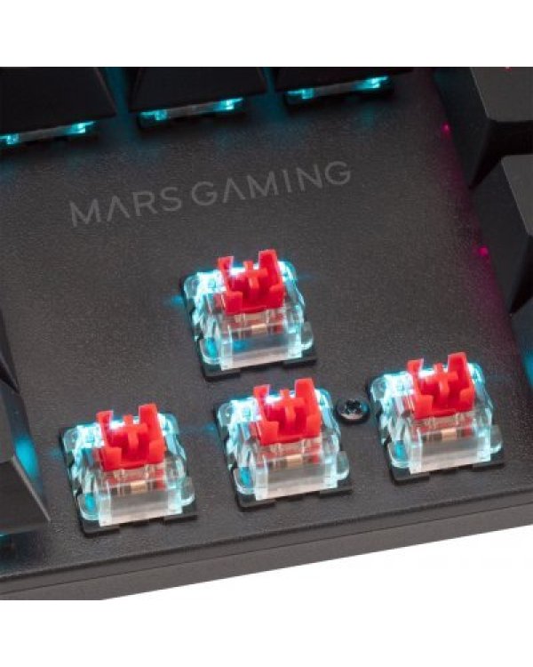 Mars Gaming MK422RUS Игровая механическая клавиатура RGB / Red Switch / US