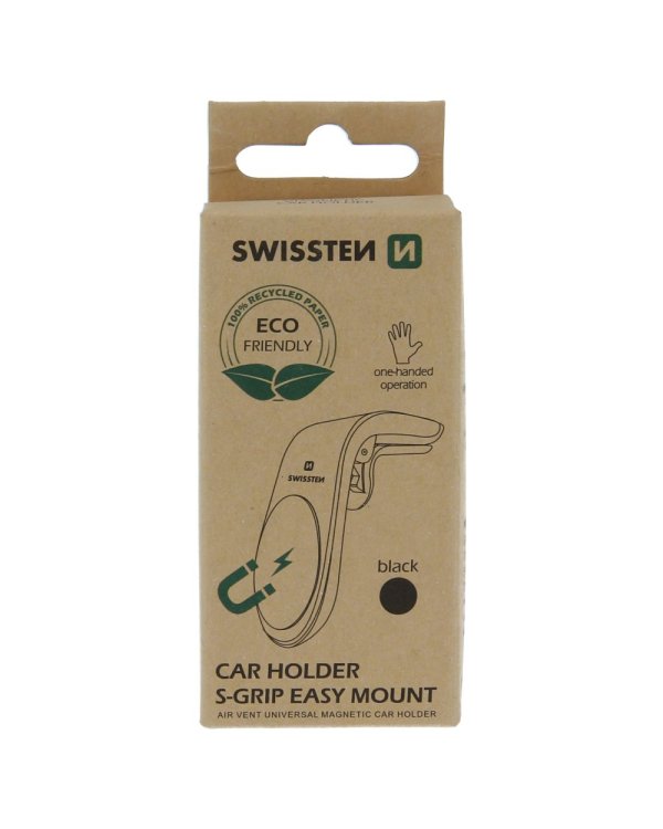 Swissten Easy Mount Магнитный автомобильный держатель (ECO PACK)