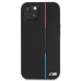 BMW Коллекция M BMHCP13STRTBK Back Case Кожанный Чехол для телефона Apple iPhone 13 Mini Черный