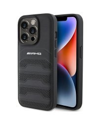AMG Leather Debossed Lines Back Case Защитный Чехол для Apple iPhone 15 Pro Max