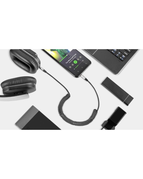 Rebel Audio AUX провод 3.5 mm -> 3.5 mm 1 m Черный
