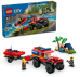 Обложка книги «LEGO 60412 4x4 Fire Truck with Rescue Boat Конструктор»