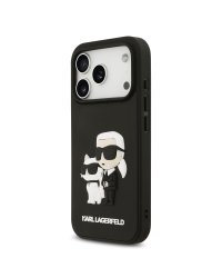 Karl Lagerfeld 3D Rubber Double Heads Case Чехол для Apple iPhone 17 Pro
