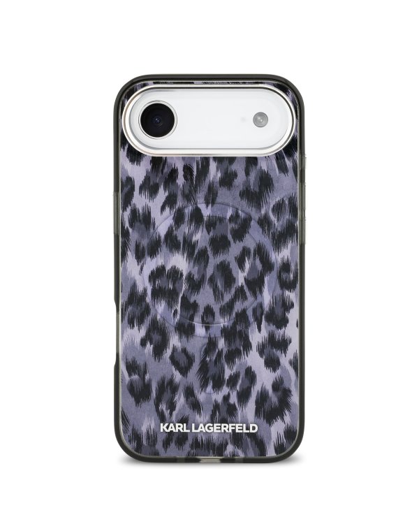 Karl Lagerfeld IML Leopard MagSafe Case Защитный чехол для iPhone Air / серый