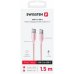 Swissten Textile II USB-C - USB-C Kабель для передачи данных и зарядки 1.5m